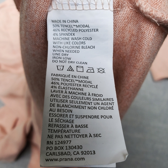 Prana Pink Cowl Neck Sweater XL - Picture 11 of 11